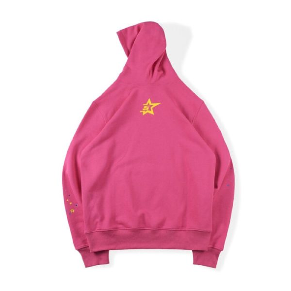 Dark Pink Sp5der Hoodie