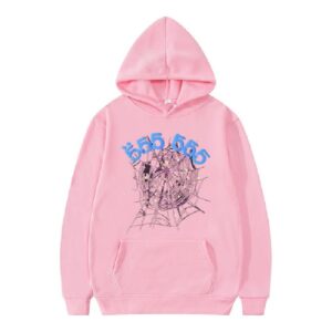 Pink Sp5der 555 Hoodie