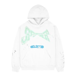 White Sp5der Hoodie for Adults