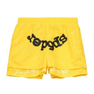 Spider Yellow Double Shorts