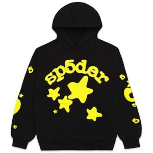 Sp5der Beluga Hoodie Onyx Yellow