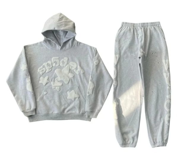 Sp5der Beluga Tracksuit Grey