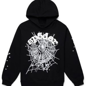 Sp5der OG Web Hoodie Black