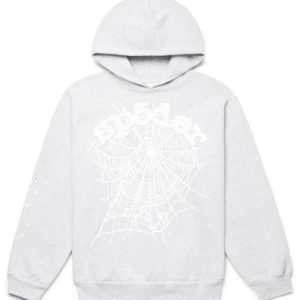 Sp5der OG Web Hoodie Heather Grey