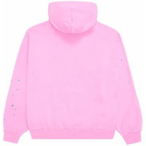 Sp5der OG Web Hoodie Pink