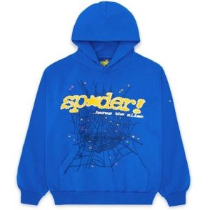 Sp5der TC Hoodie Blue