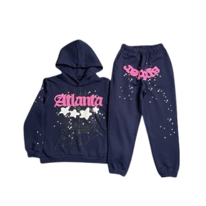 Sp5der Atlanta Sweatsuit Navy Blue